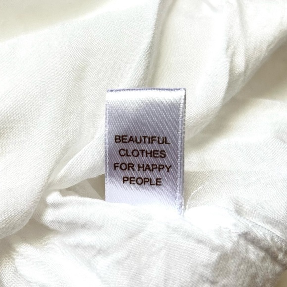 Indah Nalah SimpleFlow Maxi Slip Dress White Pockets - Picture 11 of 13